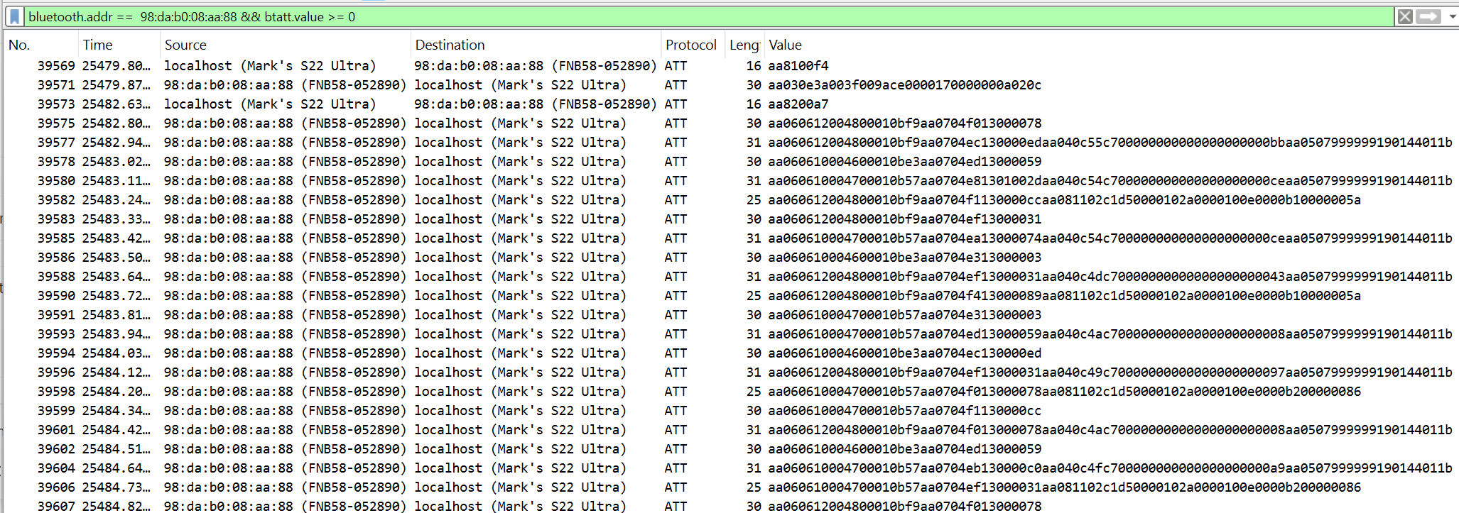 Wireshark Screen Capture