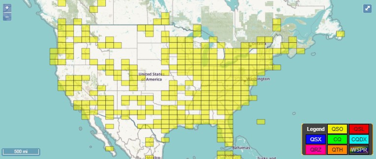 Grid Tracker Example Image from https://gitlab.com/gridtracker.org/gridtracker/-/wikis/GridTracker-Overview/GridTracker-Map-View-%E2%80%94-Main-Window